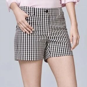 White House Black Market The 5” Short Gingham Check Shorts | 2
